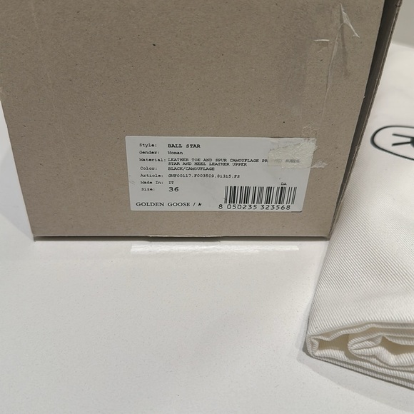 Golden Goose black, gold and camo Ball Star. Limited edition stamped as shown. - Picture 5 of 7